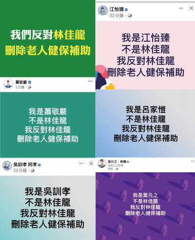 引用蔡其昌政見會發言 藍營小雞串連酸「反對林佳龍砍老人健保補助」