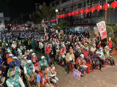 台中第4選區陳若庭造勢晚會 高喊后里人挺后里人