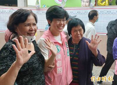 前台中市長張溫鷹之女擠掉3連任議員 陳俞融宣佈勝選