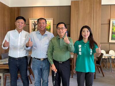 新科議員蔡麗青、王宣貿登門請益 陳水扁：莫忘初心