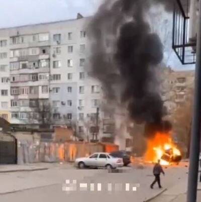 叛國者死！ 梅利托波爾交通部門負責人 遭汽車炸彈暗殺身亡