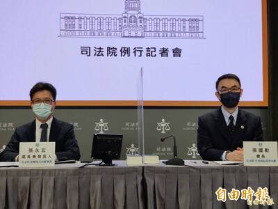 司法院人事調動 張國勳擬調最高行政法院法官、沈揚仁掌台南地院