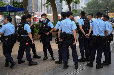 嚴防六四紀念活動 香港部署5千警力維安拘捕4人