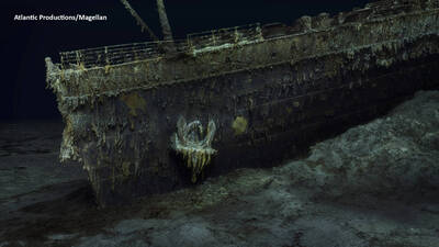 深海參觀鐵達尼號殘骸 可載5人觀光潛艇在大西洋失蹤