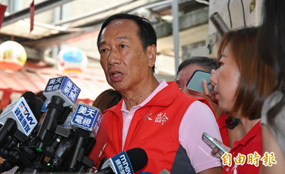侯柯郭有望合體820大遊行？ 郭台銘：還在評估中