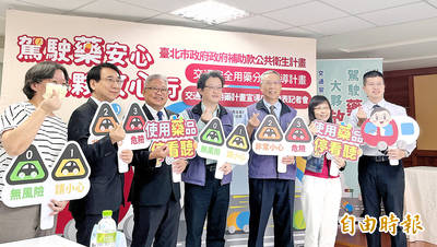 《TAIPEI TIMES》Pharmacists warn on drugs and driving