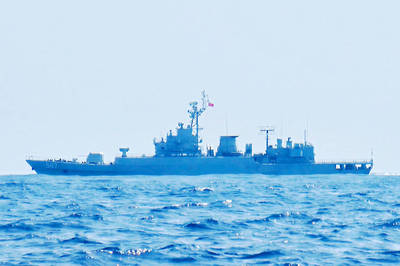 《TAIPEI TIMES》 Sources say China neared contiguous zone four times as intimidation tactic