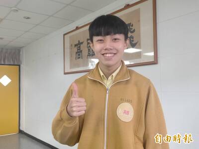 羅東高中廖品棋從未補習 讀書計畫奏效學測考出59級分
