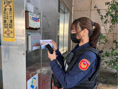 大甲分局啟動電子化巡邏箱系統 省時環保又安全