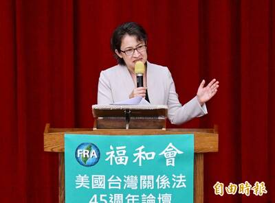 蔡英文讓台美「零意外」互信 蕭美琴:賴清德有能力讓台灣貢獻區域