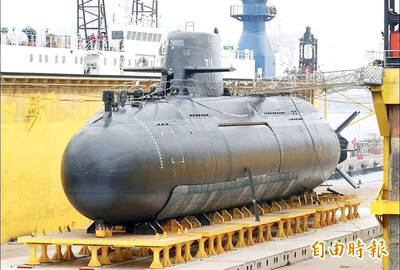 《TAIPEI TIMES》Domestic sub’s sea acceptance test still on track