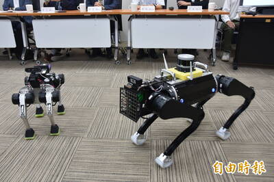台灣自主研發AI機器狗 造價擬壓在國外1/2-1/3