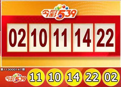 快對獎！6/19 今彩539開獎啦