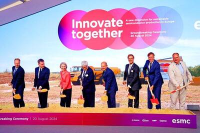 《TAIPEI TIMES》 TSMC breaks ground on German fab