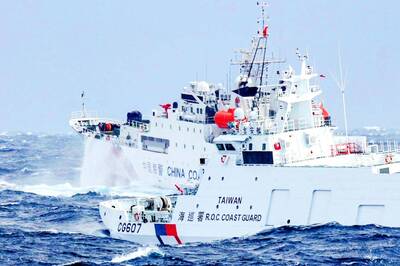 《TAIPEI TIMES》 Chinese military ships return to China