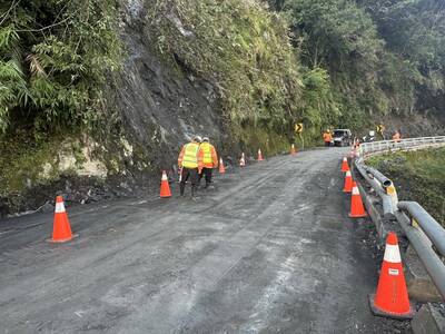 嘉義大埔鄉6.4強震受災3路段 公路局搶通恢復