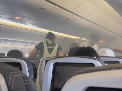 搭機注意！長榮航空客艙「行動電源起火冒煙」 網驚：原來不能用
