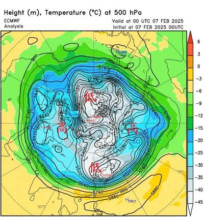 冷到不行！ 台灣低溫持續多日 鄭明典解析波數2寒潮特性