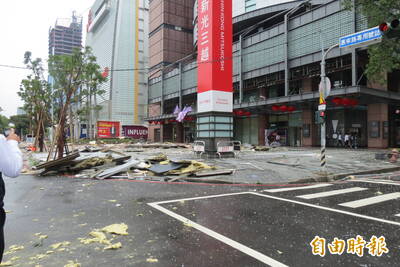 台中新光三越氣爆 林佳龍︰請民眾避免前往台灣大道三段周圍