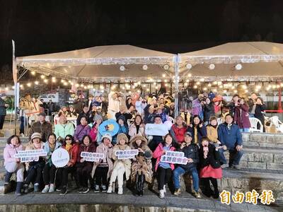 梨山甜蜜前奏主題音樂會 寒風低溫熱情開唱