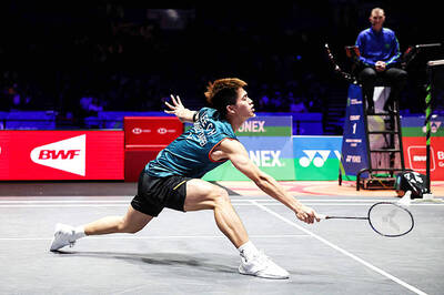 《TAIPEI TIMES》 Lee wins silver at All England Open