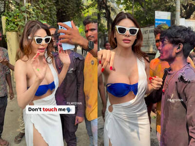 性感女星參加侯麗節！印度男粉近貼合照 她大喊「不要碰我」