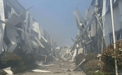 河南工廠爆炸「4傷3失蹤」！ 瞬間影片曝光