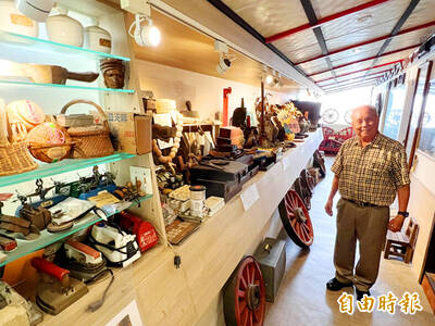《TAIPEI TIMES》 Tainan educator brings history to life with artifacts