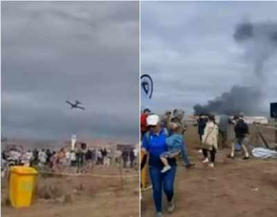 空中秀出包！噴射機旋轉急速墜地 資深飛官殞命