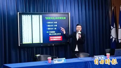 國民黨緊咬林月琴 質疑當小孩保護傘卻拿錢不辦事