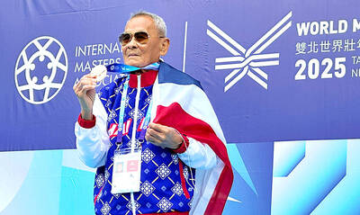 《TAIPEI TIMES》Thai, 105, wins two golds at World Masters Games