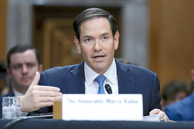 《TAIPEI TIMES》Deterrence key for Taiwan: Rubio