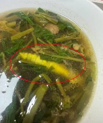 牛肉麵驚見「蠶寶寶」! 他食慾盡失 網虧：原來是藥膳湯