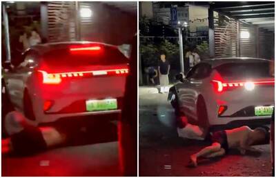重慶轎車惡意衝撞！駕駛撞完竟倒車狠輾傷者 釀1死4傷
