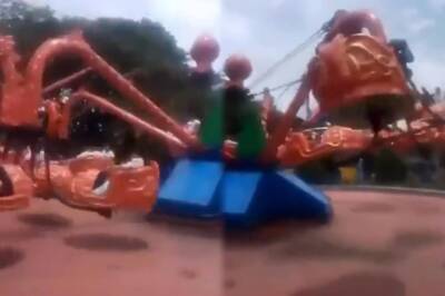 整個座位被甩飛！印度遊樂設施突斷桿 釀1死3傷