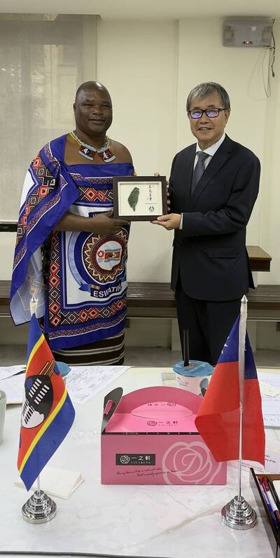 史瓦帝尼部長訪台  台灣獎學金可助史國學生來台讀新興科技