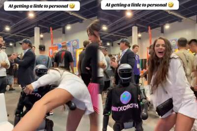 學歪了？AI機器人失控「伸鹹豬手」 美國長髮正妹下體遭強襲