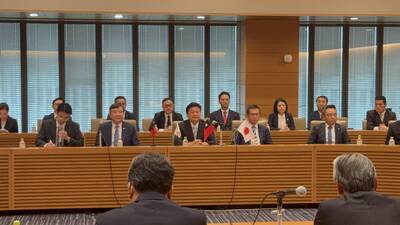 傅崐萁率藍委拜會日眾議院  雙方交流經貿與災害合作確保台海和平