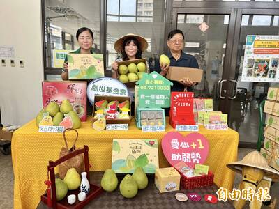 屏東創世中秋柚子義賣減5成 在地企業連6年愛心認購