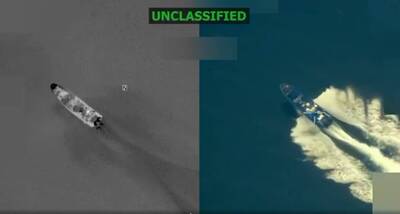 影片曝光！美軍打擊海上毒品走私 運毒船「瞬間變火海」