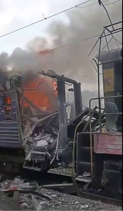 俄羅斯無人機襲擊烏克蘭火車 數十人受傷