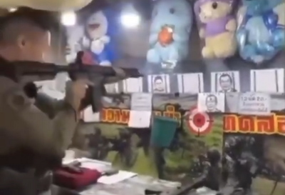 肖像照被當成靶紙射擊 柬埔寨前總理韓森斥泰人「可恥」