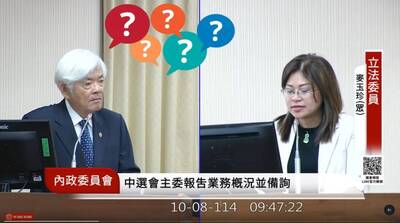 熟悉的麥玉珍！ 質詢喊「感漢」、「安塞湖」 李進勇一臉疑惑