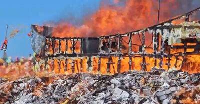 曾有3艘「王爺船」靠岸 後龍外埔合興宮王船醮落幕