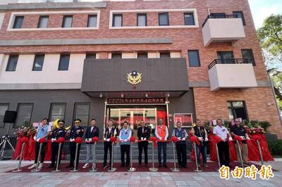 金寧分駐所新廳舍落成啟用  陳福海：對警察弟兄按個讚