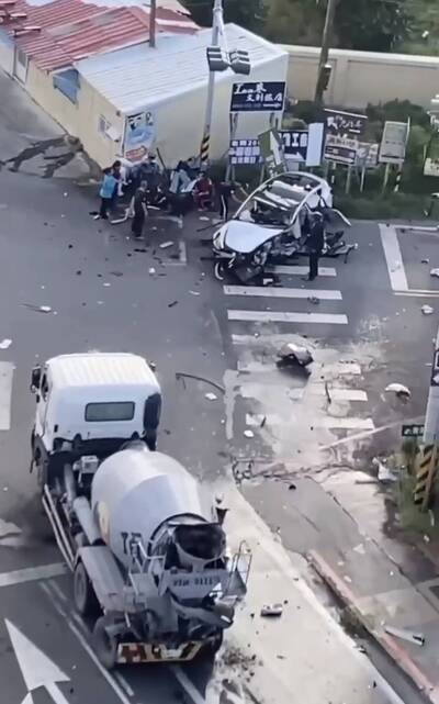 恆春1死7傷車禍》死者首次租特斯拉長途駕駛 入恆春後2次擦撞又瘋狂加速