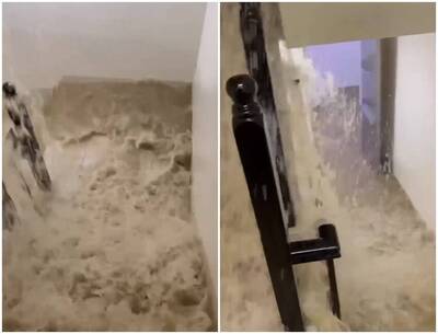 蘇澳大淹水！市區成汪洋 疑變電箱爆炸驚悚瞬間曝光......