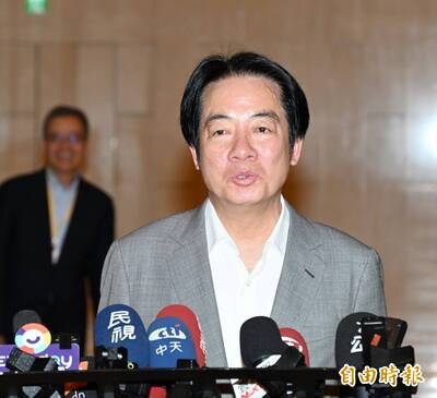 在野擬邀赴立院國情報告 賴清德：若符合憲政程序願到國會向人民報告