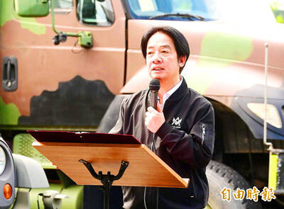 《TAIPEI TIMES》Peace pact cannot guarantee peace: Lai