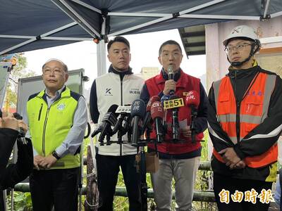 基隆遠源路102巷清淤2天內清完 若水質正常即可抽水